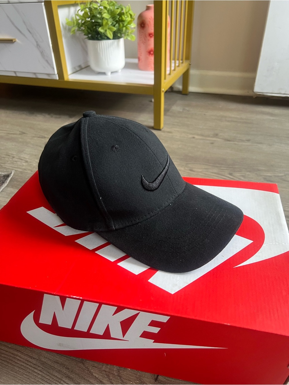 Vintage Nike Men’s Trucker Hat All Black One Size - Picture 3 of 6